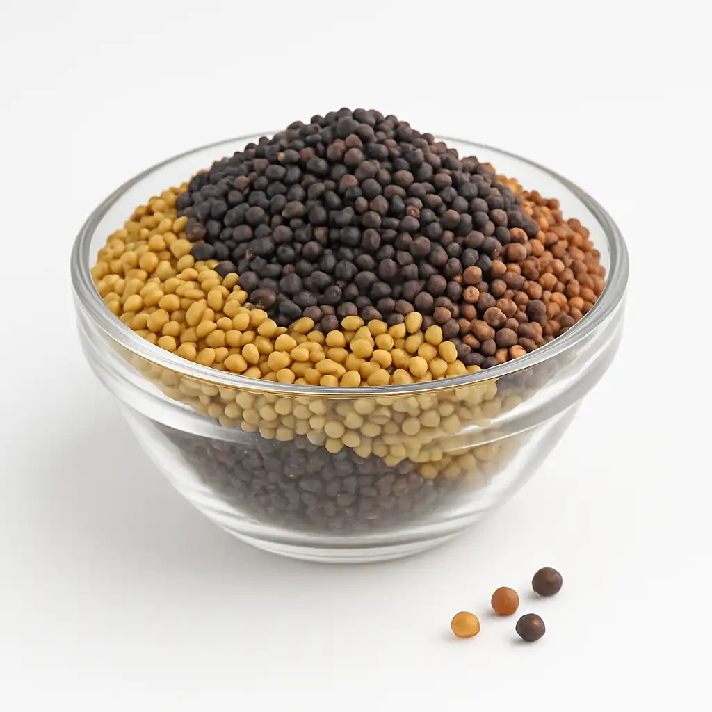 Premium Mustard Seeds (Black/Yellow/Brown) – Whole (100g, 250g, 500g)