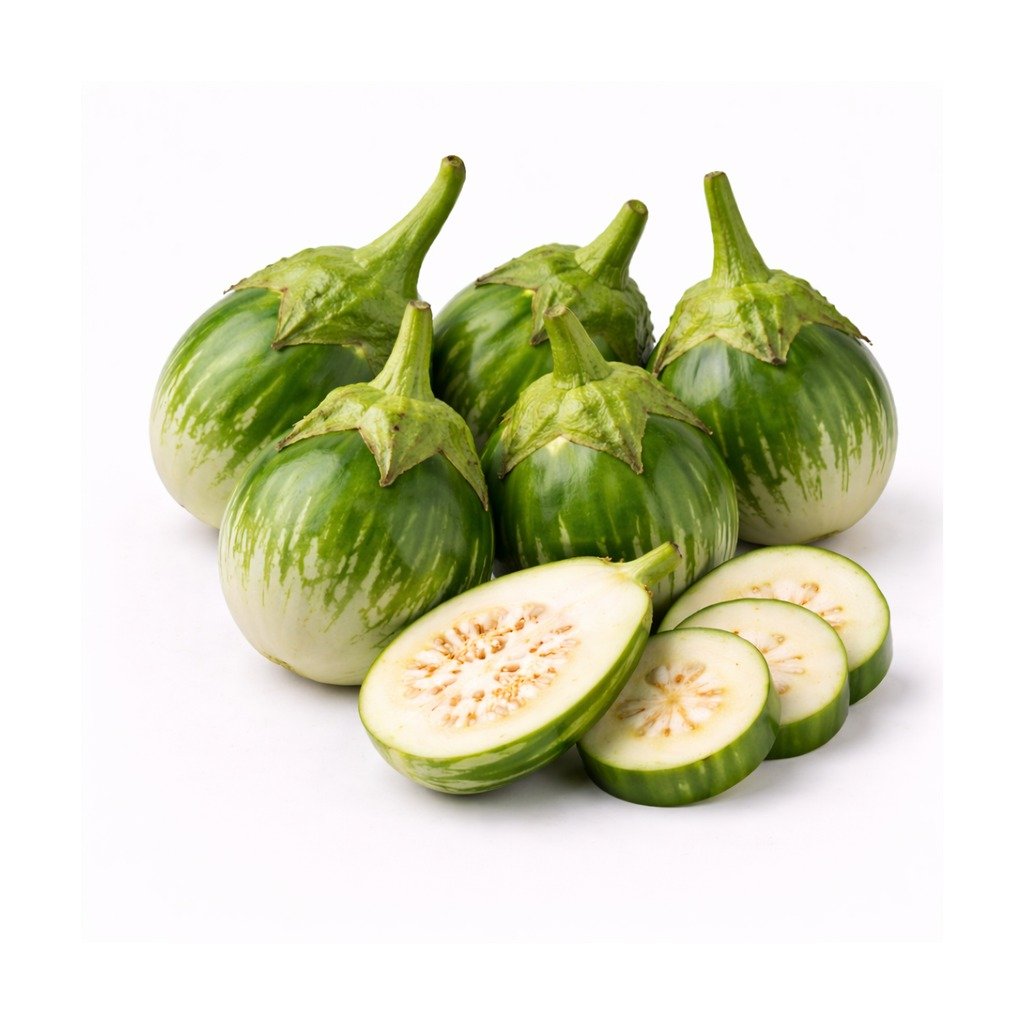 Brinjal – Small Green (Ravya)